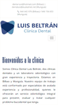 Mobile Screenshot of clinicadentalluisbeltran.com